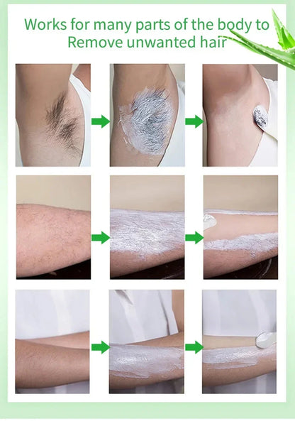 2 Minutes Fast Hair Removal Spray Painless Hair Growth Inhibitor Arm Armpit Leg Permanent Depilatory for Men Women Repair Care