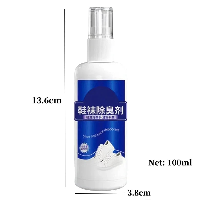 1/2/3pcs 100ml Shoes Socks Deodorizing Removal Spray Footwear Deodorant Antibacterial Antiperspirant Fresh Air Stink Remover