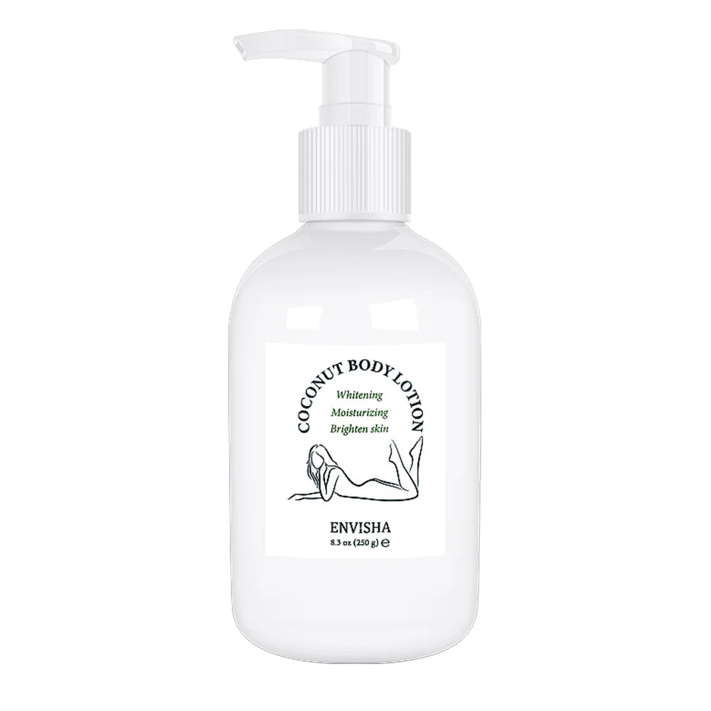 Skin Care Coconut Oil Face Body Lotion Cream Whitening Moisturizing Brightening Collagen Hyaluronic Acid Retinol Remove Melanin