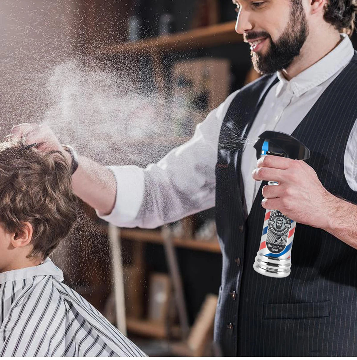 Water Sprayer for Hair Salon Hairdressing Spray Bottle Professional Barber Hairdresser Haircut Tools Barbershop Styling Accessor