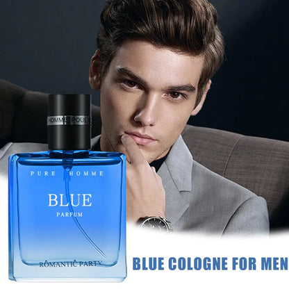 30ml Azure Marine Cologne For Men – Fresh Citrus & Sea Notes,Long-Lasting Charming Romantic Original Cologne Perfumes