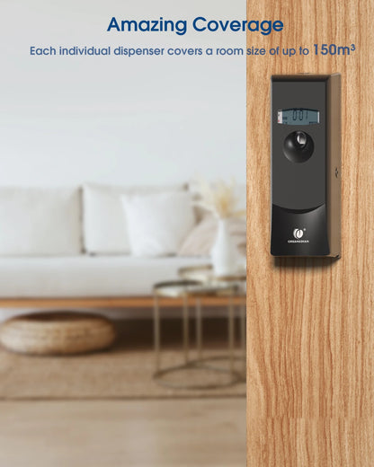Aerosol Dispenser LCD Automatic Air Freshener Fragrance Spray Room Odor Eliminating Machine  Timeable Perfume Sprayer
