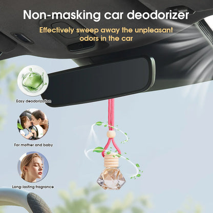 Natural car fragrance, fragrant all the way, long-lasting fragrance, evenly spread, car air freshener