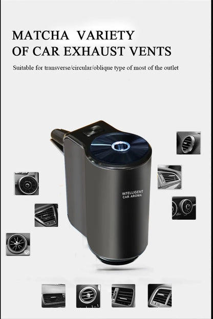 Electric Essential Oil Aroma Car Air Freshener Diffuser Car  Air Vent Humidifier Aromatherapy Auto Perfume Fragrance Decoration