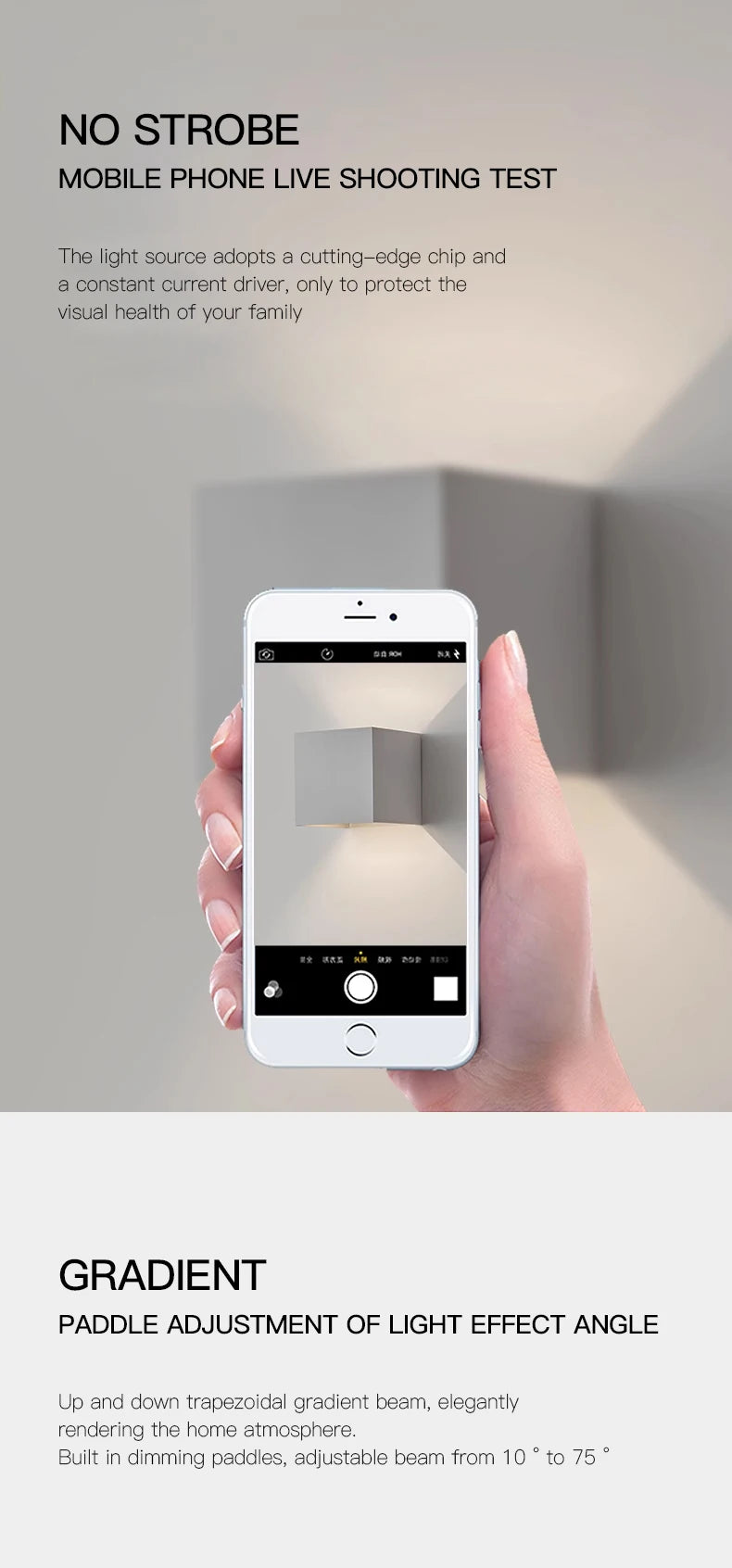 LED Intelligent Motion Sensor Wall lamp