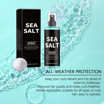 Sea Salt Texturizing Spray For Hair-Volumizing Curl Enhancing Spray Lightweight Hold, Adds Beachy Waves, Natural Matte Finish