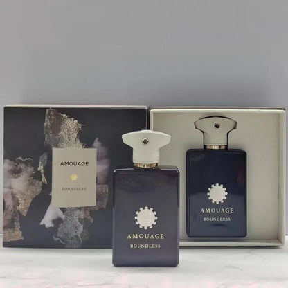 Mens Warm Woody Scented Perfume 100ml Long Lasting Aromatic Fresh Bold Masculine Fragrance with Rich Elegant Unique Notes