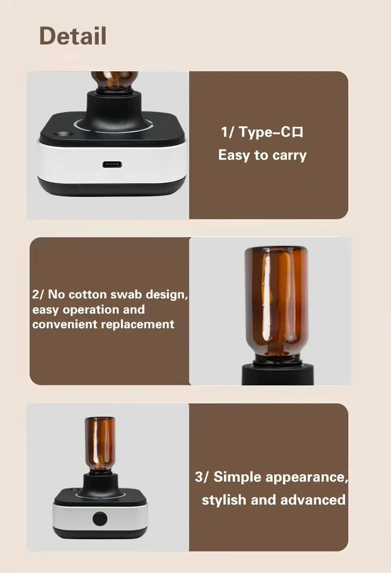 New Innovation Air cleaner Freshener Machine Infrared Automatic Smart spray Inverted Waterless Essential oil Aroma Diffuser
