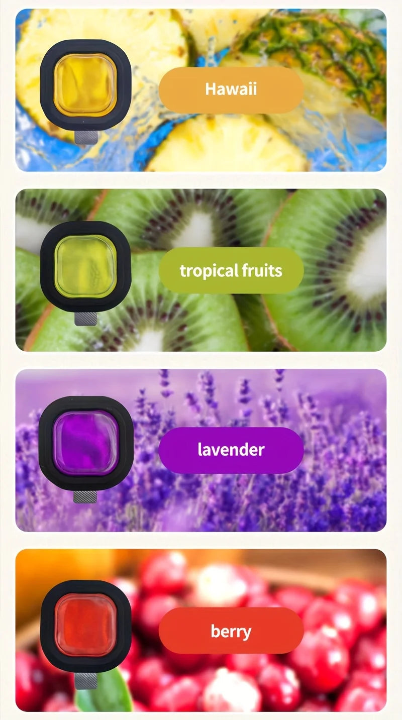 4 Pack Car Air Freshener Car Air Vent Freshener, Car Aroma Relax Long-lasting Fragrance Powerful Odor Eliminator