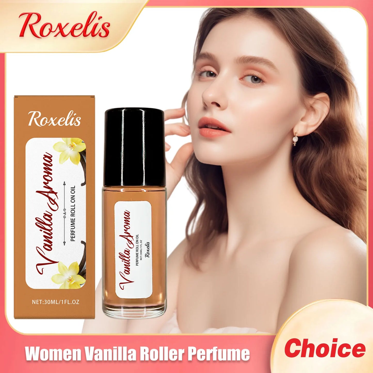 Women Pheromone Perfume Floral Scent All Day Fresh Long Lasting Fragrance Daily Dating Flirting Encourage Vanilla Roller Perfums