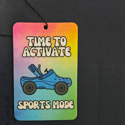 50Pcs Customized Car Air Fresheners Hanging Parfum Natural Scented Paper Air Freshener Car Accessories Interior Auto Perfume