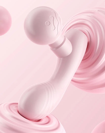 MINI Dual-Head Massager, Dual-Motor Vibration Massage Gun, Portable Charging Muscle Relaxation Massager