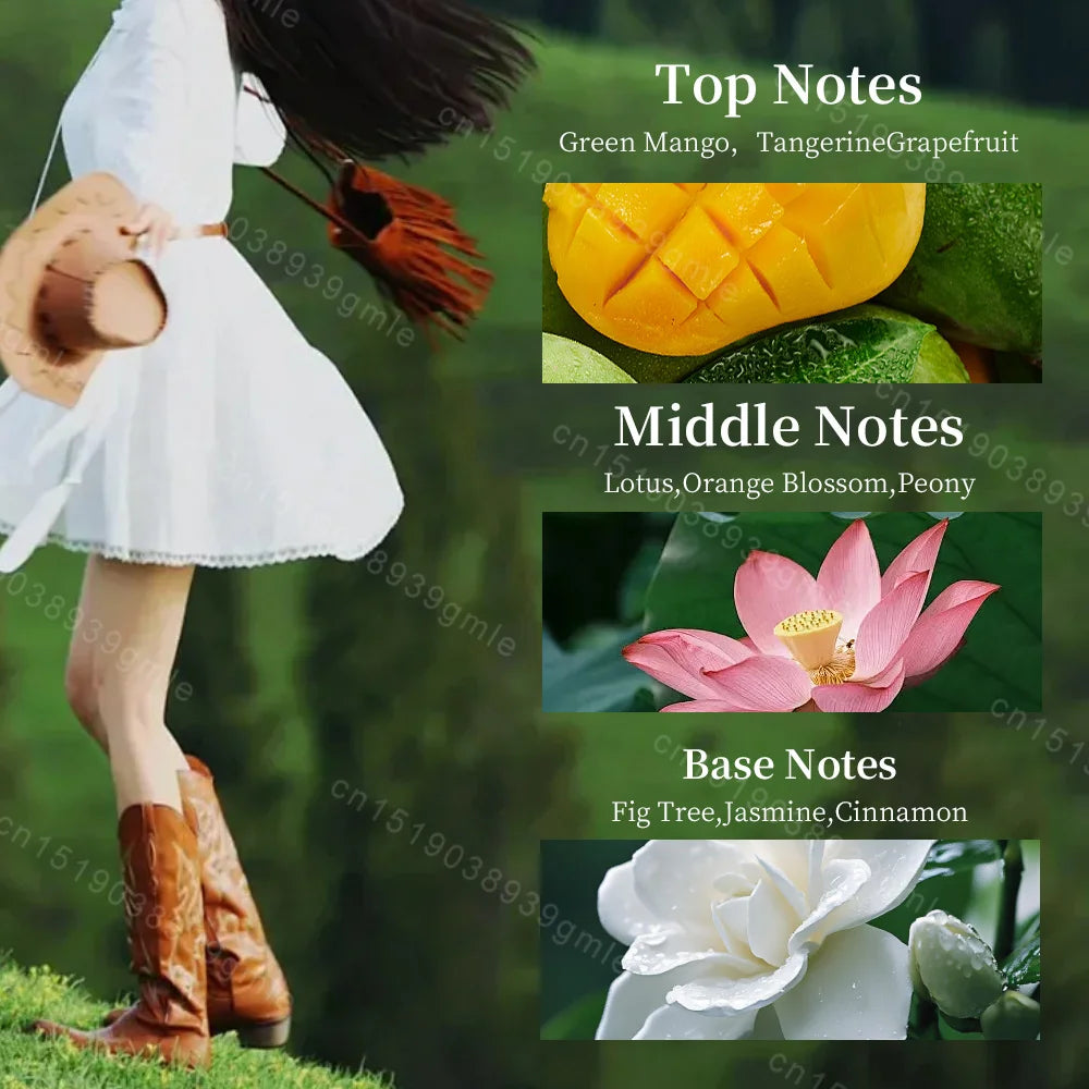 100ML Women's Lasting Fragrance High-End Niche Perfume Fresh Garden Floral Eau De Toilette Cologne Unisex Body Pheromone Spray