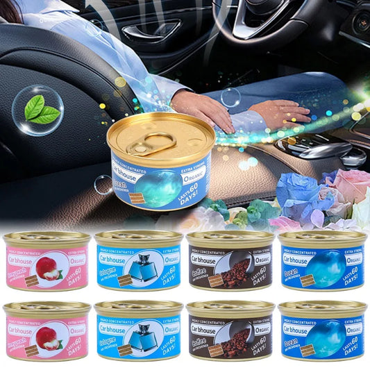 Car Air Freshener New Car Deodorant Fibre Air Freshener Wood Block Can Coffee Flavour Cars Aromatherapy Auto Deodorant Supplies