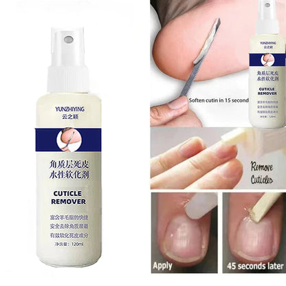 120ml Foot Exfoliator Spray Softener 6 Seconds Remove Dead Skin & Calluses Foot Mask Anti-Cracked Heel Enhancer Nail PedicureKit