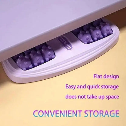 Foot Massager Dual-wheel Foot Massager Relieve Foot Fatigue Relaxe Acupuncture Point Promote Blood Circulation Acupuncture Massa