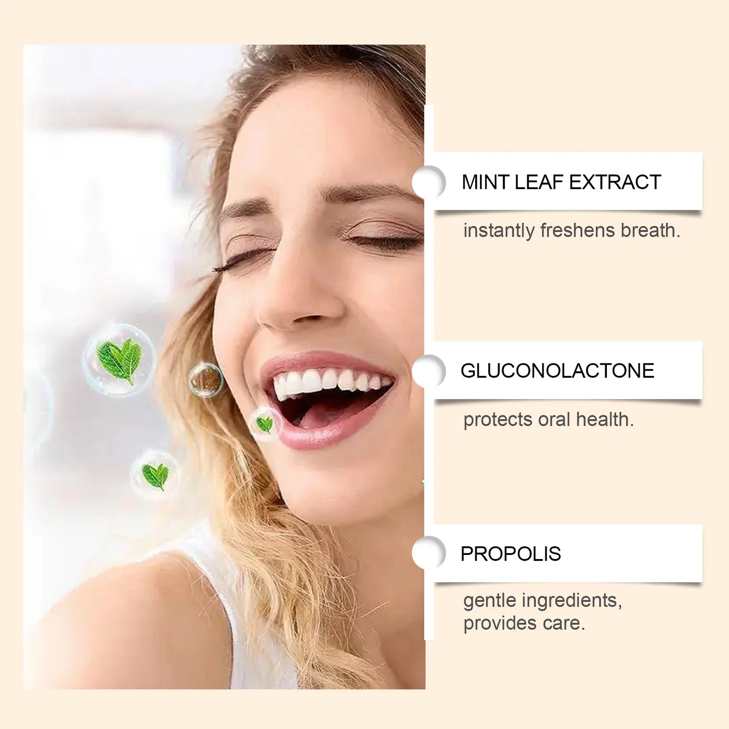 XIMONTH Healthy Oral Spray Propolis Freshen Breath Long-Lasting Protection Selected Ingredients Convenient To Use Small Portable