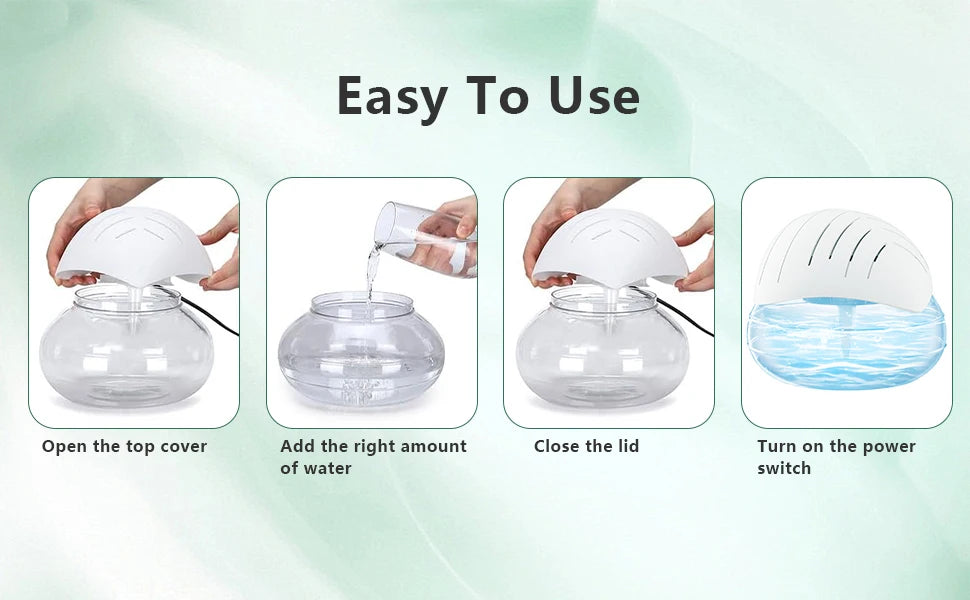 Air purifier aroma diffuser, essential oil air freshener, suitable for home, office, bedroom, warehouse, gifts