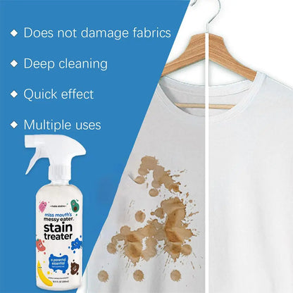 300ML Clothes Decontamination Spray for Clothes Grease Coffee Food Stains Long Lasting Freshness Quick Clean Fabric Cleaner Tool
