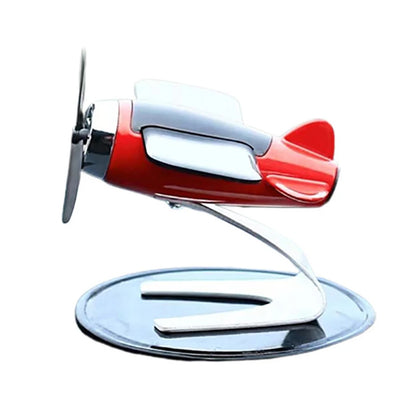 Car Air Freshener Solar Airplane Model Center Console Decoration Auto Fragrance Air Fresheners