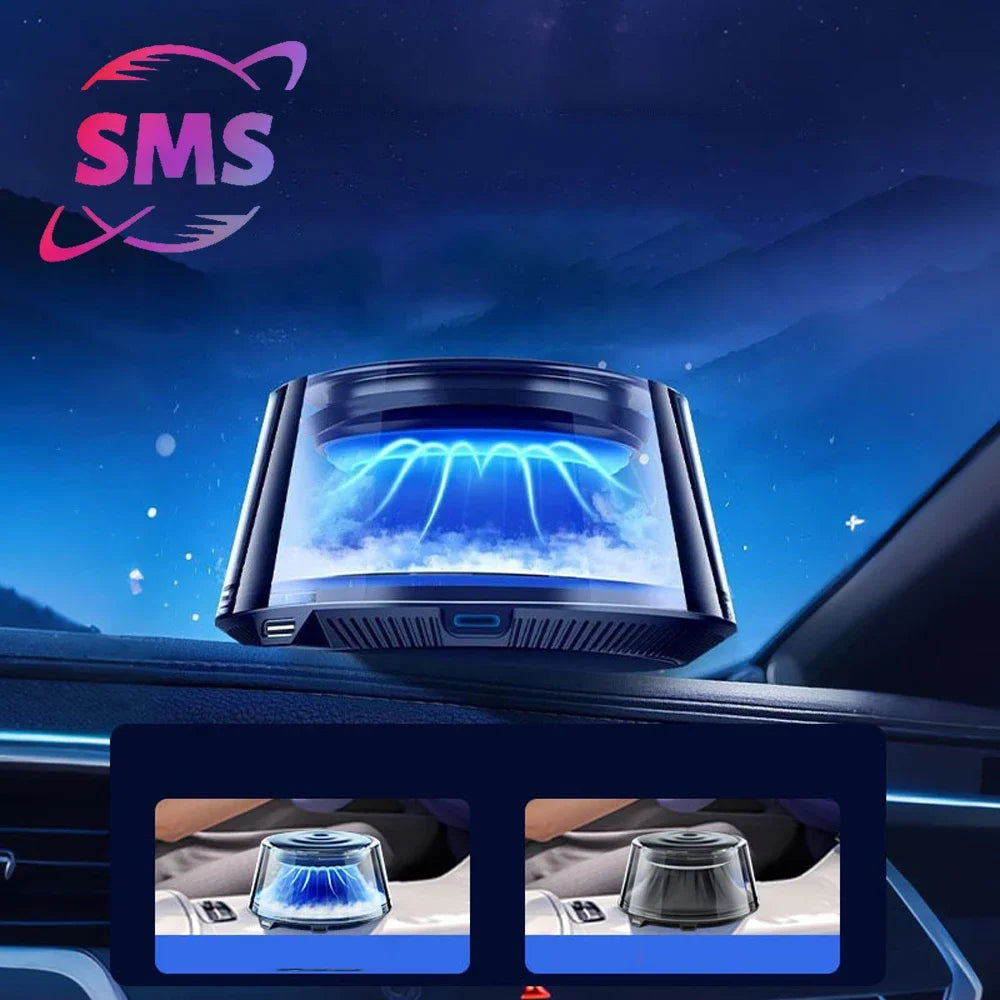 Advanced car air freshener for men and women, elegant car fragrance diffuser with decorative bracket