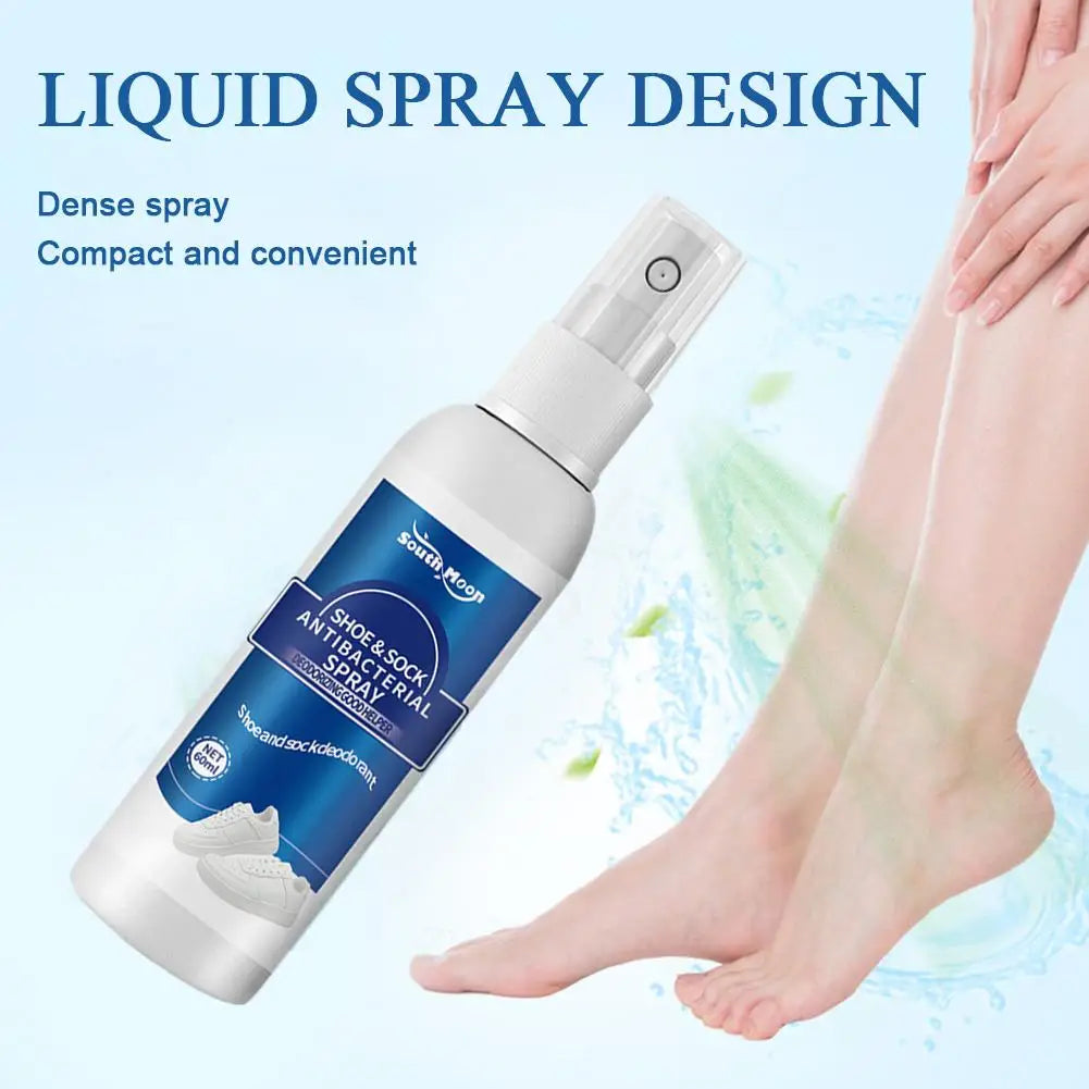 Foot Odor Spray Shoes Deodorizer Multi-purpose Odor Removal For Shoes Refreshing Foot Spray Anti-sweat Foot Care Odor Remover