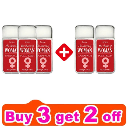 Women Men Body Heterosexual Hormones Perfume Solid Balm Long-lasting Scent Portable Solid Perfume Cologne Fragrance