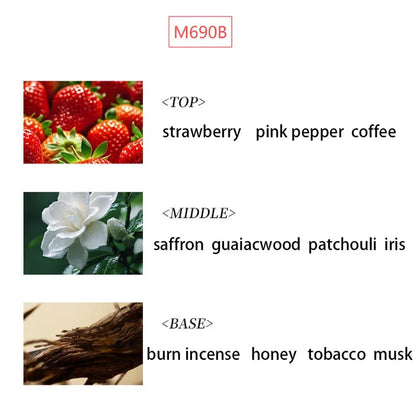 100ML Men Fragrance Spray Pheromone Charm Fresh Eau De Toilette Bergamot Musk Oud Cologne Long-lasting Brand Confident Perfume