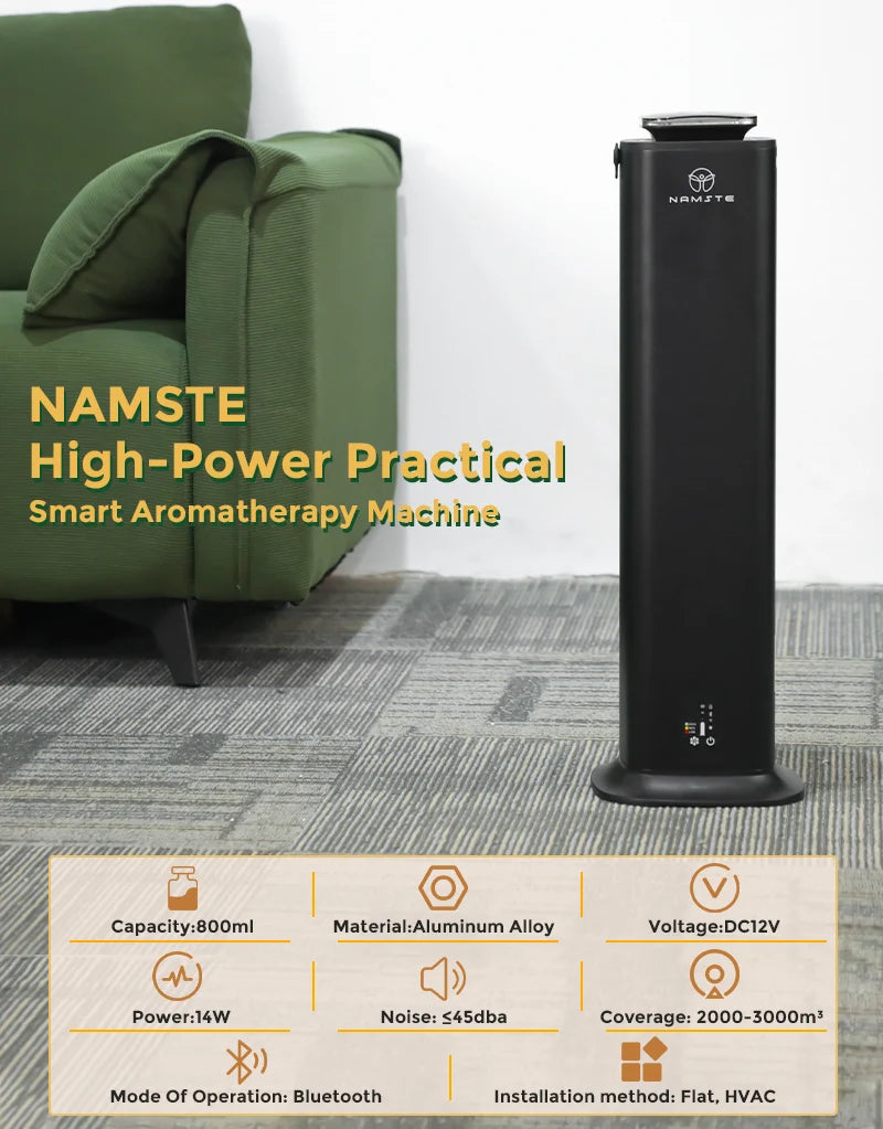 NAMSTE Home Air Freshener 800ML Essential Oils Fragrance Diffuser Fragrant Hotel Atmosphere 3000m³ Large Coverage