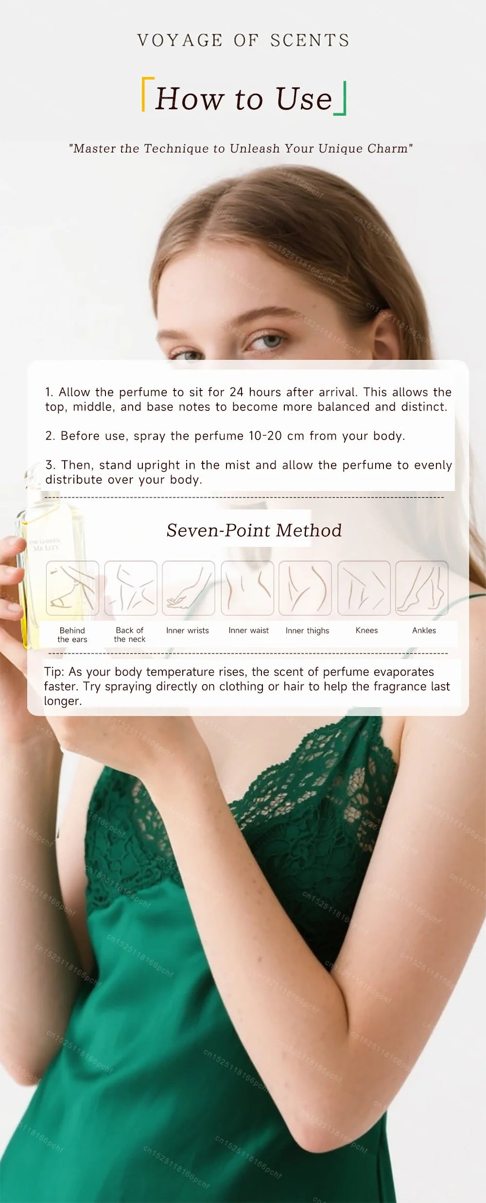 100ML Women's Lasting Fragrance High-End Niche Perfume Fresh Garden Floral Eau De Toilette Cologne Unisex Body Pheromone Spray