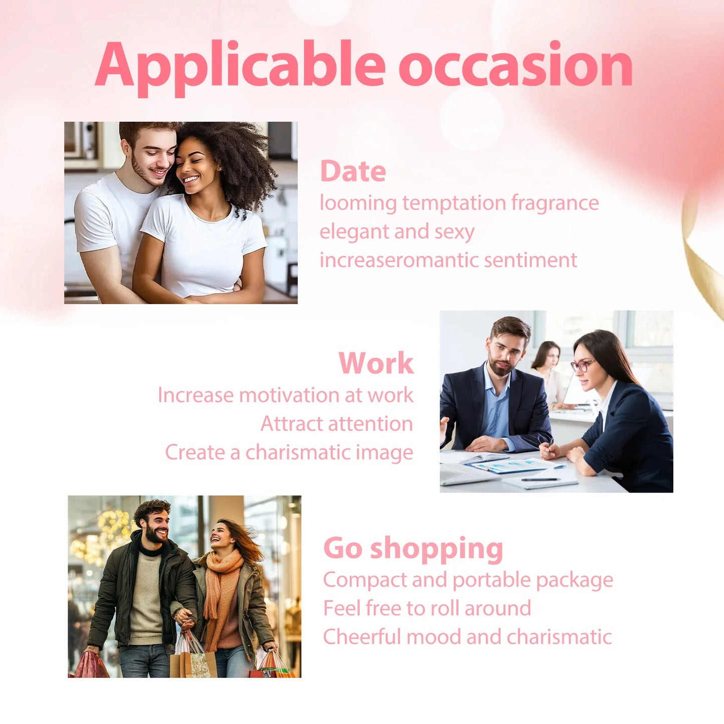 20ml Pheromone Perfumes Essential Oils Pheromone Perfume Women Oil Roll On Perfume Gifts Skincare