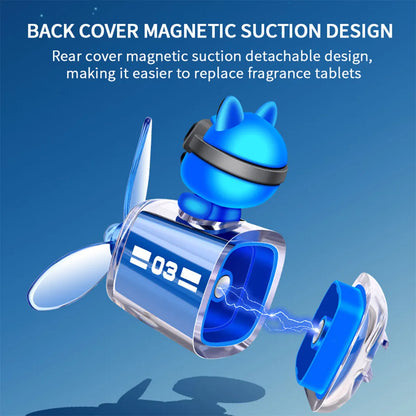 Car Air Outlet Fragrance Diffuser Conditioning Aromatherapy Perfume Clip Dog With Sunglasses Car Decoration Air Freshener