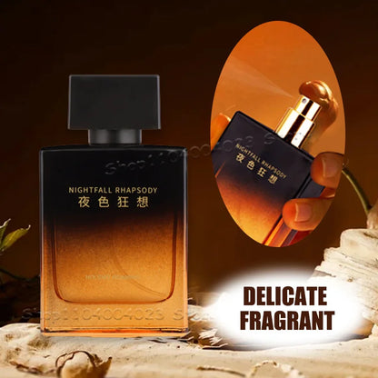 50ML Pheromone Men's Perfume High Quality Woody Scent Emits Charm Enhances Confidence Long-lasting Fragrance Cologne for Men
