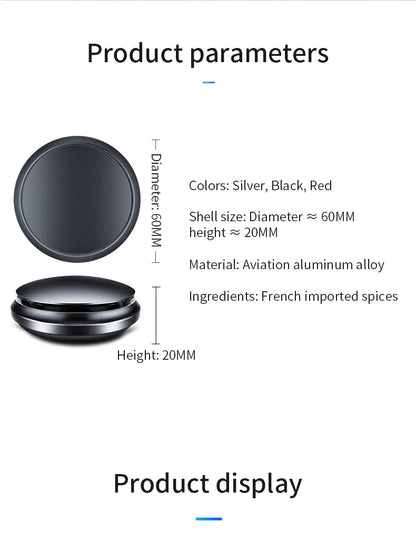 Car Fresh Fragrance Car Accessories Creative Aluminum Alloy UFO Styling Air Freshener Interior Air Purifier Auto Air Purifier