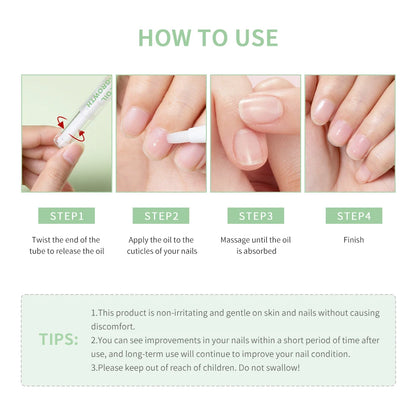 Nail Treat-Growth Oil Nail Nutrition Oil Pen Nail Treatment Cuticle Revitalizer Oil Prevent Nail Polish Agnail Nourish Skin