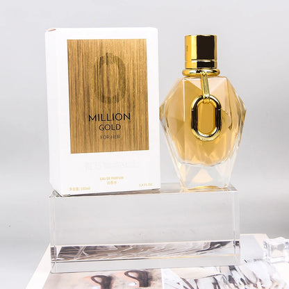 Million Gold For Her Women Perfume Edp Long Lasting Oriental Rose & Patchouli Luxury Oud Woody Notes Blossom Pheromone Fragrance