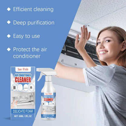 Air Conditioner Cleaner Spray Deeply Cleans Internal Dust Bacteria Removes Odors Washing Foaming Cleaner No Disassembly Washing