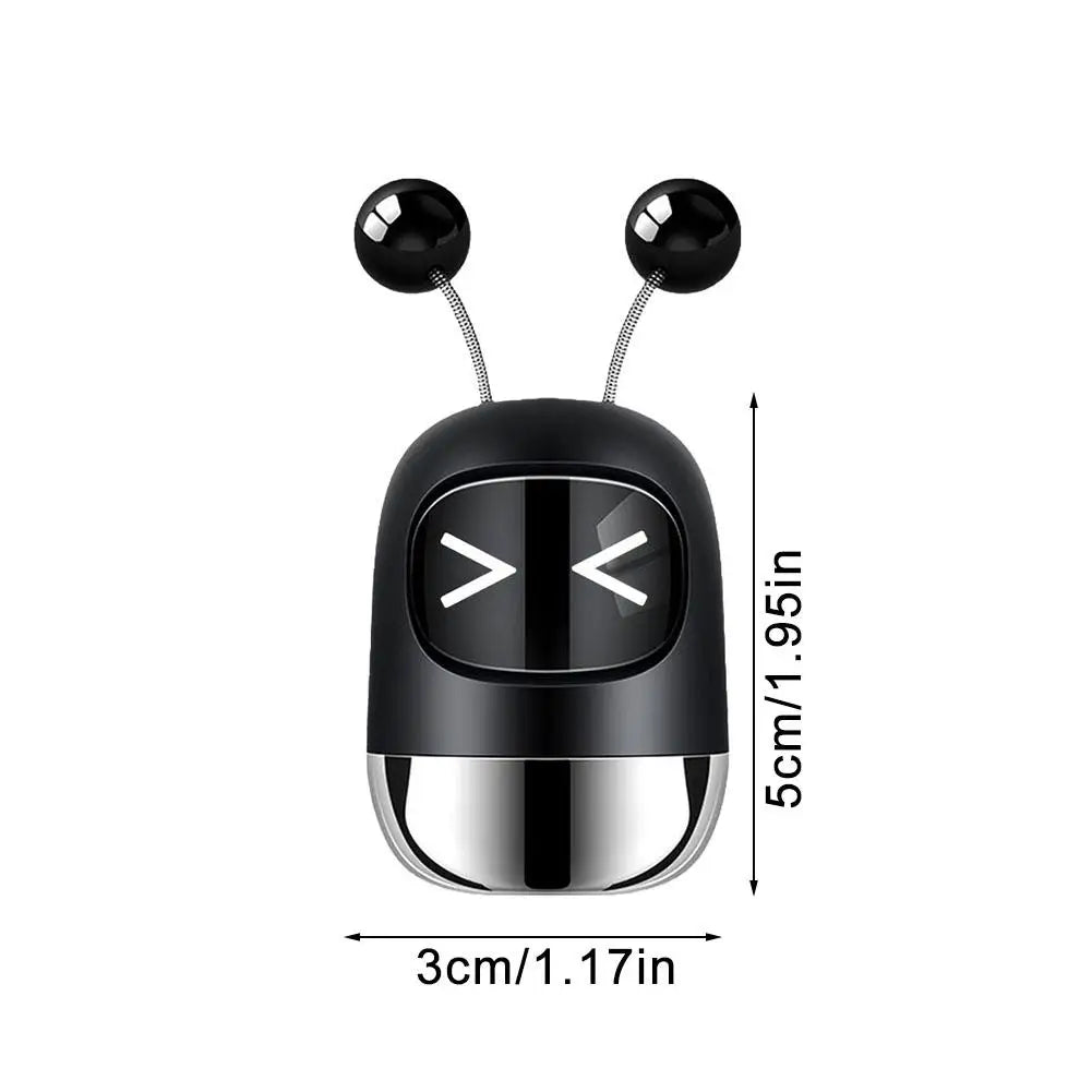 New Car Air Freshener Auto Mini Robot Air Vent Clip Parfum Flavoring Ventilation Outlet Aromatherapy Automotive Interior