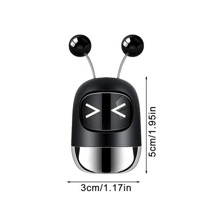 New Car Air Freshener Auto Mini Robot Air Vent Clip Parfum Flavoring Ventilation Outlet Aromatherapy Automotive Interior