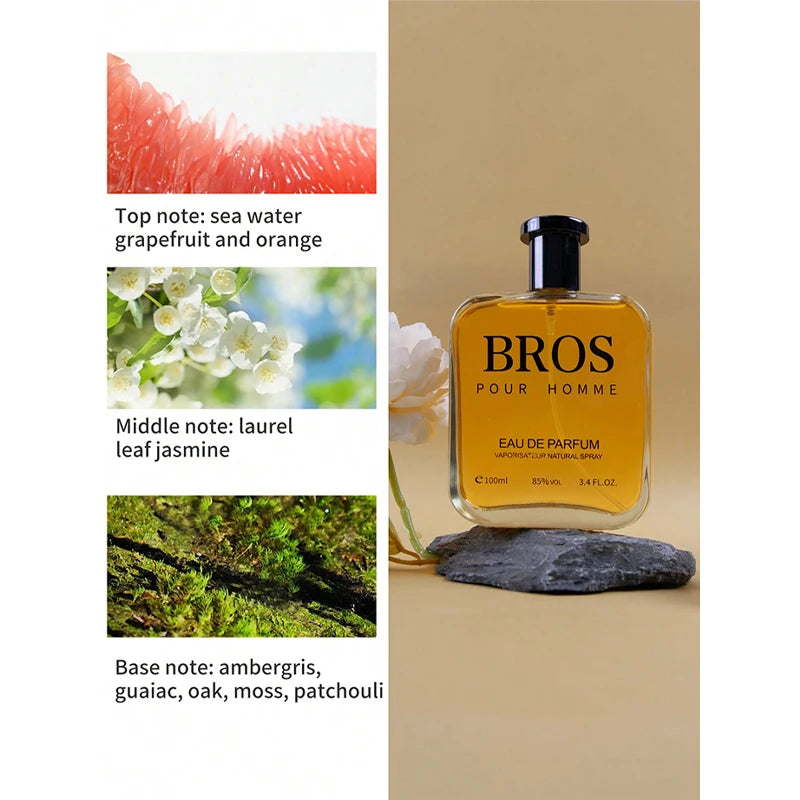 French Original Men' Charm Perfume High Quality Mixed Woody Floral Spray Sexy Charming Light Perfume Long-lasting Rich Fragrance