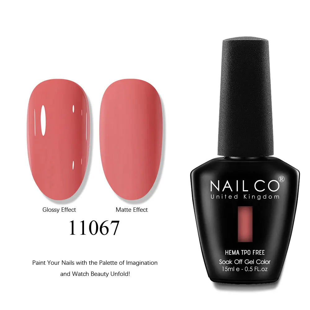 NAILCO 2025 Winter 15ML Gel Nail Polish Nails Semi-permanent UV Varnish High Quality Glass Bottle Nail Art Polish For Manicure
