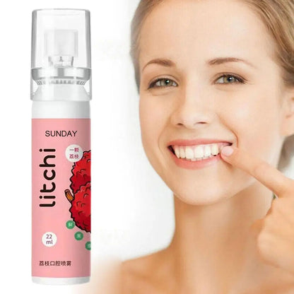 Fresh Oral Spray Fruit Flavour Fresh Breath Spray Portable Refreshing Cool Fresh Breath Oral Odor Remover Fights Bad Breath
