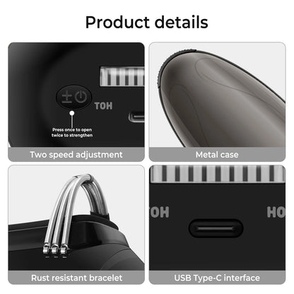 Barber Massager Professional Vibration Massager Barbershop Cordless Handheld Heat Massager USB Charging Body Massager