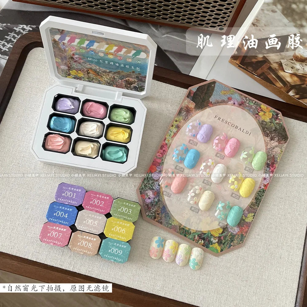 Nail Art Aurora Fairy Powder Cream Spring Summer For Professional Manicure Design Decorations Pigment Nail Texture Gel