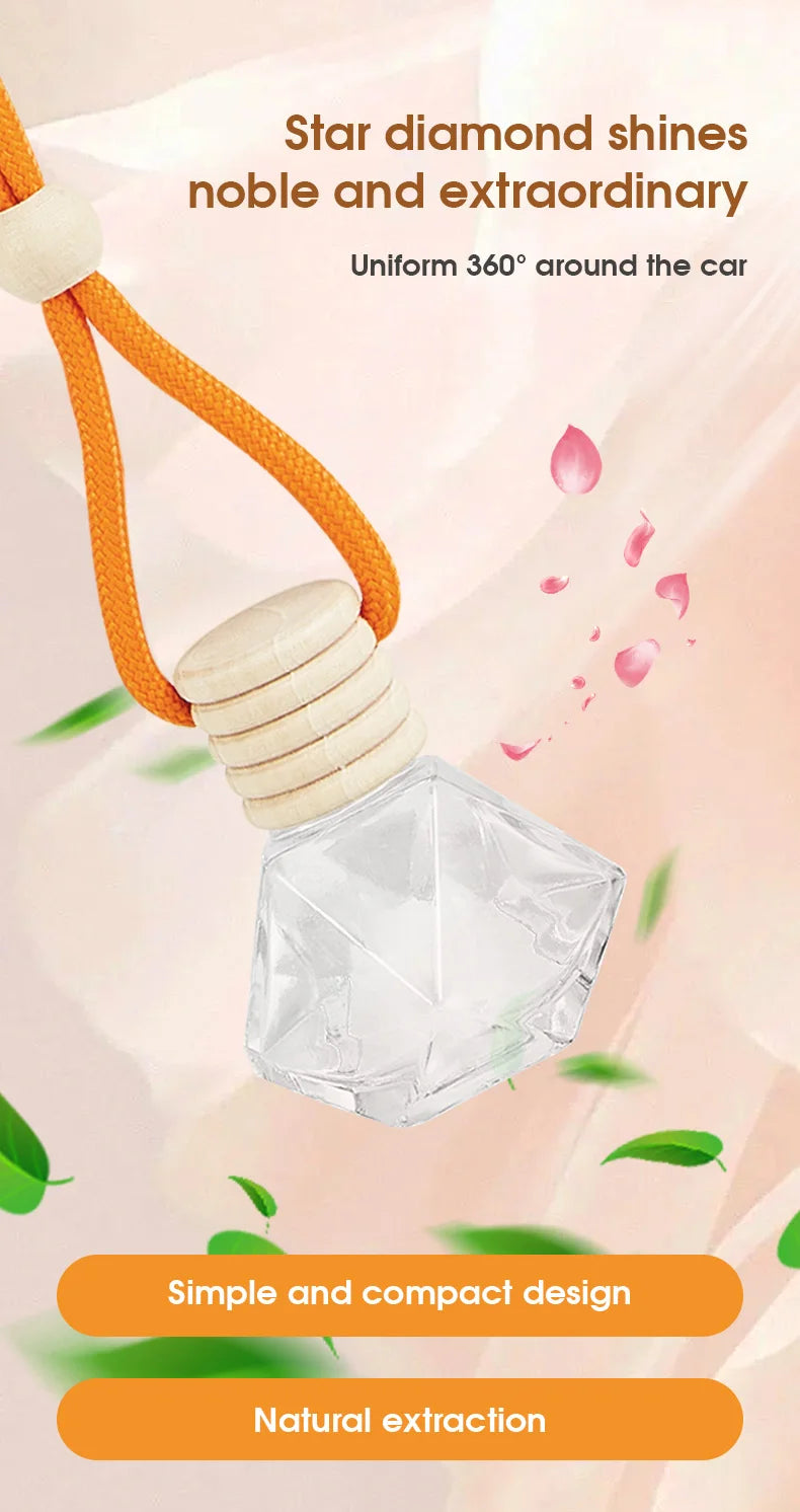 Natural car fragrance, fragrant all the way, long-lasting fragrance, evenly spread, car air freshener