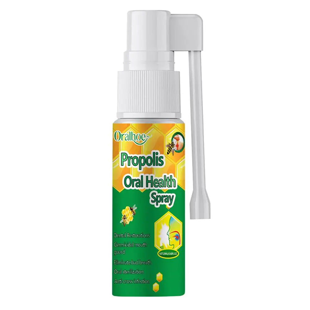 20ml Propolis Oral Spray Oral Treatment Effectively Clean Breath Keeps Oral Mouth Bad Care Refresh