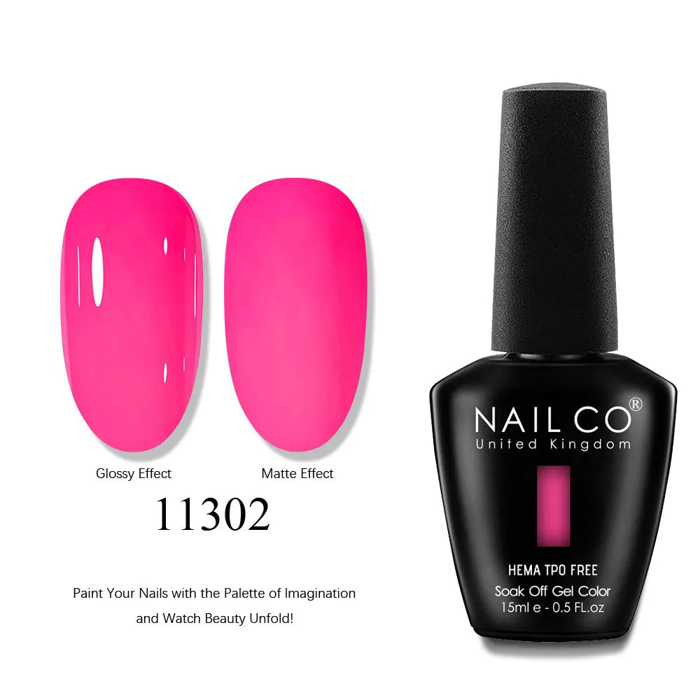 NAILCO 2025 Winter 15ML Gel Nail Polish Nails Semi-permanent UV Varnish High Quality Glass Bottle Nail Art Polish For Manicure