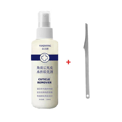 Foot Cuticle spray Remove Dead Foot Exfoliator Softener Remove Dead Skin and Calluses Foot Mask Pedicure Nail Enhancer 120ml