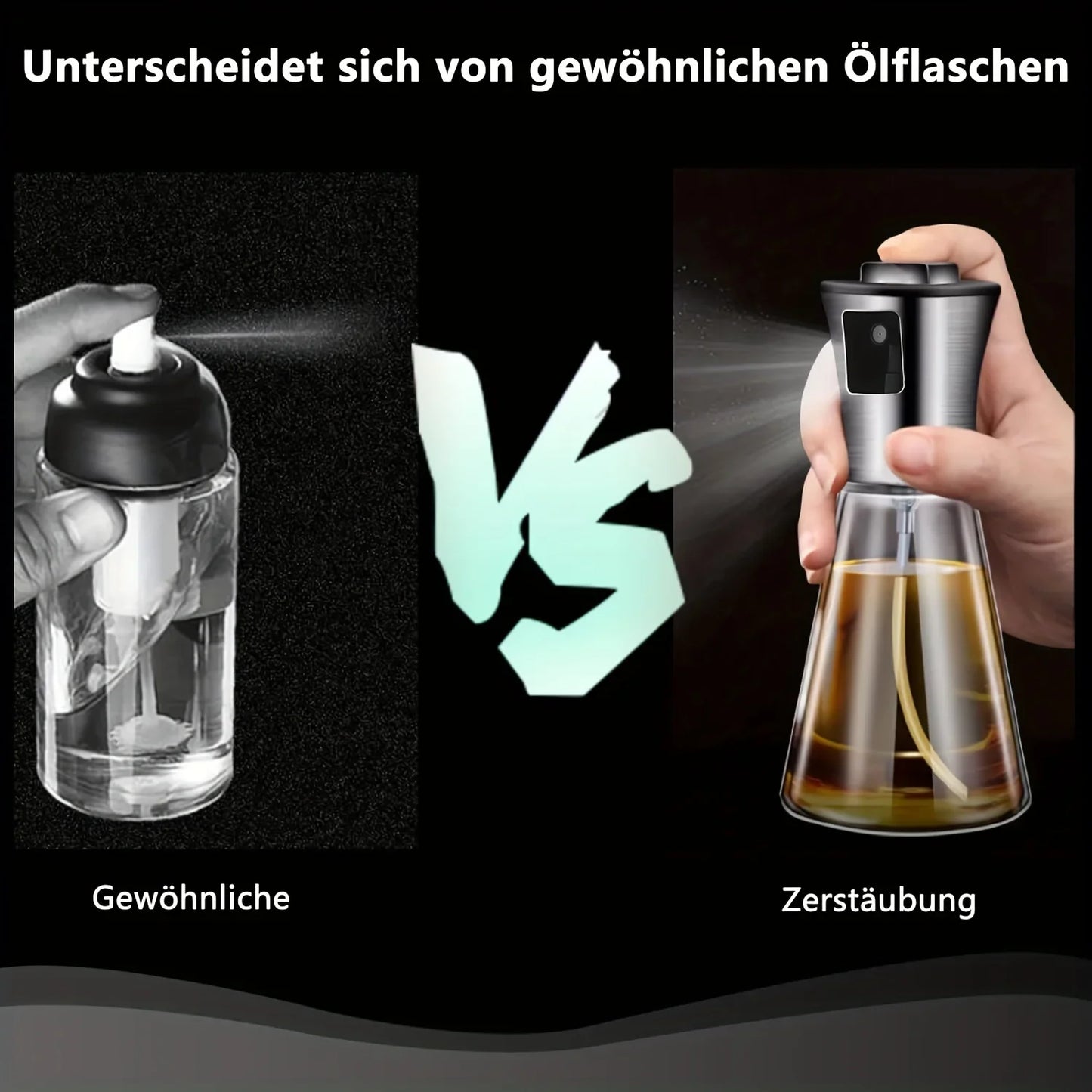 Damaly,The Glass Oil Sprayer Is Equipped with A Precise Nozzle, Has The Function of Preventing Leakage, and Is Easy To Clean.