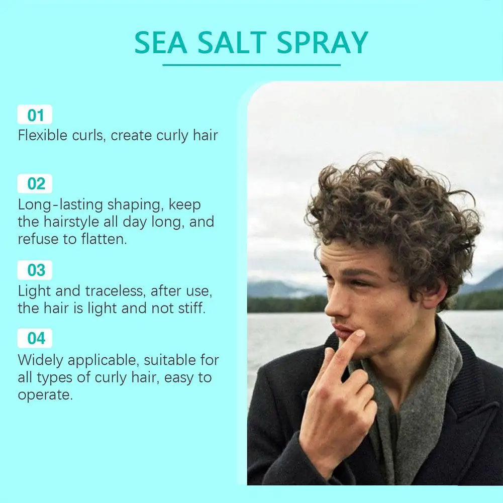 Sea Salt Texturizing Spray For Hair-Volumizing Curl Enhancing Spray Lightweight Hold, Adds Beachy Waves, Natural Matte Finish